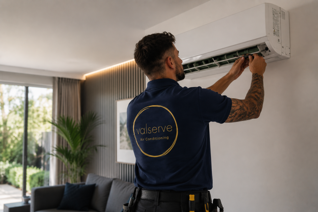 Valserve air conditioning installation